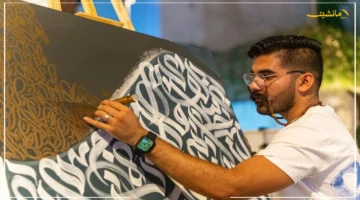 كلمات من ذهب في اليوم الوطني.. الفنان أحمد السليماني يصف جمال الخط العربي الذي يخطف الألباب 1